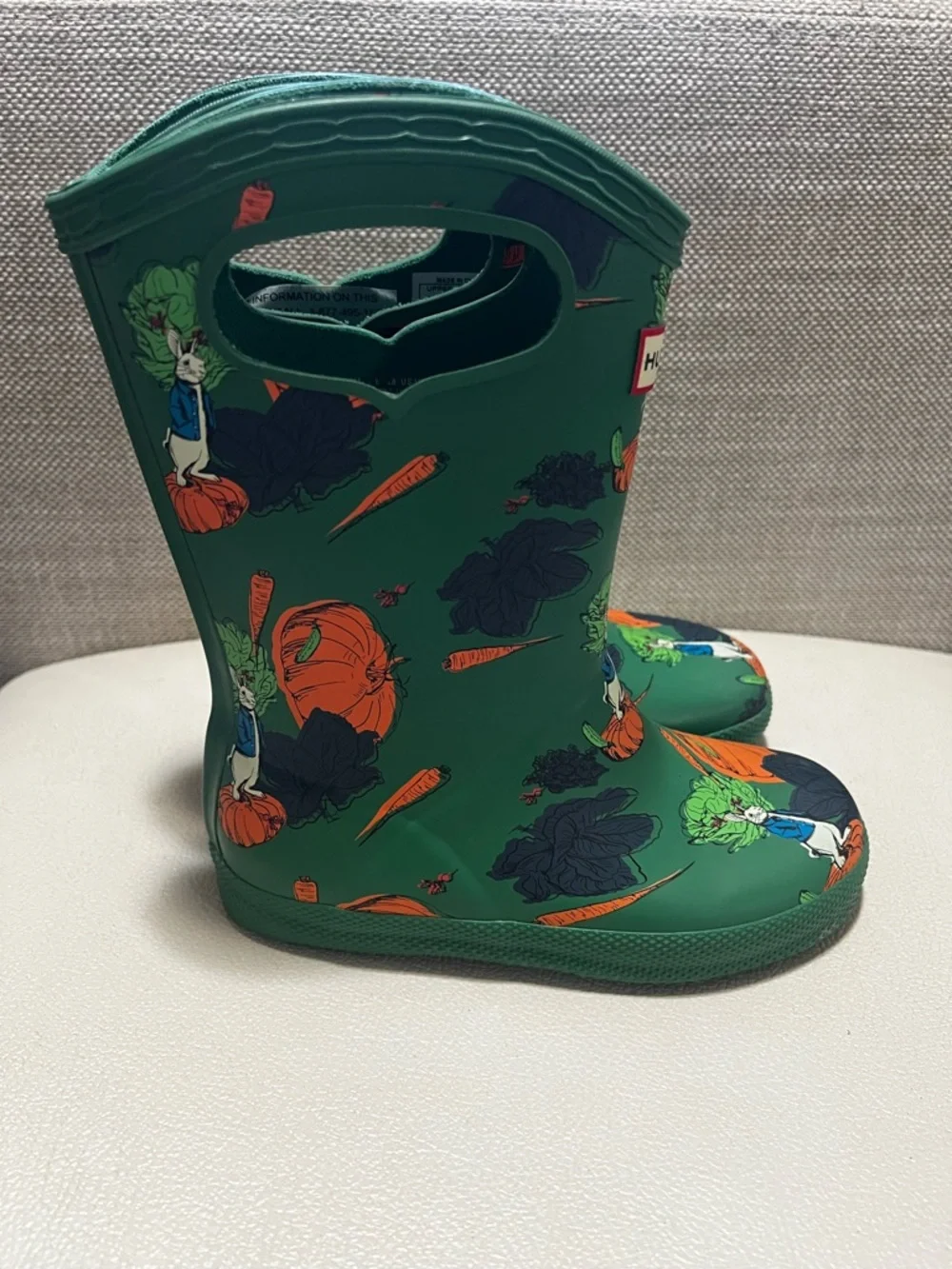 Hunter Kids The Peter Rabbit Limited Edition Rain Boots Size 10